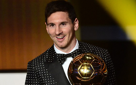 Messi Balón de Oro 2012