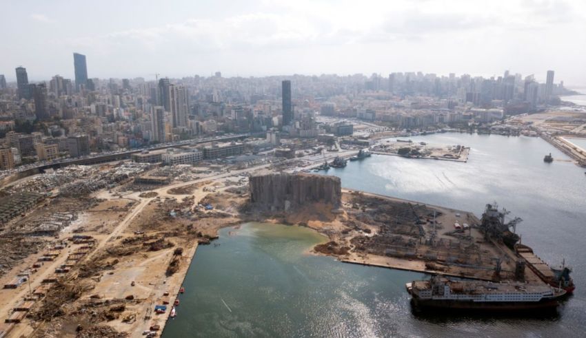 Puerto Beirut - Explosión