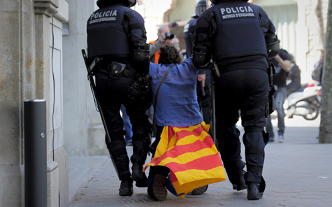 Huelga y represión en España